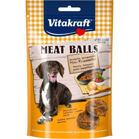Vitakraft Meat Balls - Friandise pour Chien au Boeuf - 80g