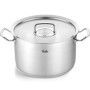 Fissler Original-Profi Collection Faitout en Acier Inoxydable (Ø 28 cm, 10,0 l) avec Couvercle Métallique Et Graduation Intérieu