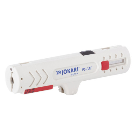 JOKARI® Original Stripper PC-Cat pour dénuder les câbles réseau Cat 5-7, réf. 30161