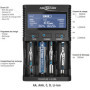 ANSMANN Chargeur de Pile USB Powerline4Ultra (1 PCE) – Chargeur pour 1 à 4 Piles NiMH AA/AAA/C/D & Li-ION 10440 à 26650 – Charge