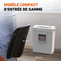 Ideal Shredcat 8250 Destructeur de Papier, Coupe croisée 4 x 40 mm (8 Feuilles, Niveau de sécurité P-4, Conforme au RGPD, Corbei