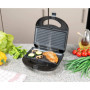 Appareil à croque-monsieur 800 W avec fonctions gaufrier et grill de table [Rosenstein & Söhne]