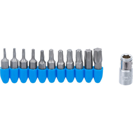 BGS 784 | Jeu d’embouts | 6,3 mm (1/4") | profil T (pour Torx) | 11 pièces