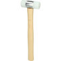 KS TOOLS Maillet à embout nylon 200g - tête Ø28mm - avec manche frêne galbé Multicolore