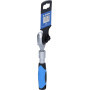 BRILLIANT TOOLS BT020996 Cliquet réversible télescopique 1/4" (150 - 200 mm) [Powered by KS TOOLS]