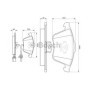 Bosch BP1014 - Plaquettes de Frein Avant pour Voiture - Qualité Bosch - Réduction du Bruit et de la Poussière - Certifié ECE-R90
