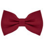 DonDon Nœud Papillon bordeaux déjà noué réglable