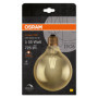 Osram Vintage 1906 LED E27 Globe Filament Dorée 125mm 6.5W 650lm - 824 Blanc Très Chaud | Dimmable - Équivalent 50W