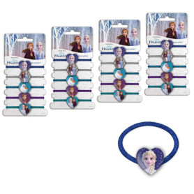 CRAZE Crazy Frozen 29626 Lot de 2 élastiques XL pour Fille 20 Bandeaux Enfants, Accessoires pour Cheveux