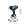 Bosch Professional BITURBO clé à chocs sans fil GDS 18V-1050 HC (couple de serrage 1,050 Nm, couple de rupture 1,700 Nm, sans ba