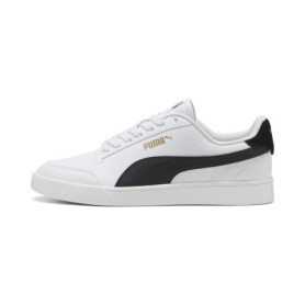 PUMA Unisex Shuffle Baskets, Puma White Puma Black Puma Team Gold, 41 EU
