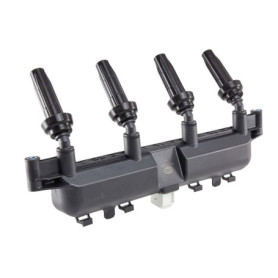 HELLA 5DA 193 175-441 Bobine d'allumage - 12V - 4pôle - Bloc bobine - vissé