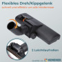 Kenekos Brosse combinée avec 2 roulettes pour aspirateur 35/32 mm AEG Siemens Miele UVM Plaque de sol en aluminium