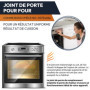 Kenekos - joint de porte tout autour avec 4 crochets adapté pour four Bosch 00754066/754066, Siemens, Neff, Constructa, joint de