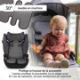 Zamboo Assise Universelle Poussette Été, Également Coussin Siege Auto et Cosy Respirant, Réduit Transpiration, Rafraîchit Bébé, 