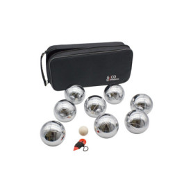 GICO Jeu de 8 Boules de pétanque en Sac de Transport Solide - 720 g - 3268