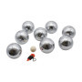 GICO Jeu de 8 Boules de pétanque en Sac de Transport Solide - 720 g - 3268