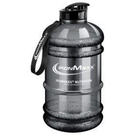 IronMaxx Water Gallon - Grau 2200ml | BPA et DEHP gratuits | Bouteille étanche avec échelle de mesure | Plusieurs couleurs dispo