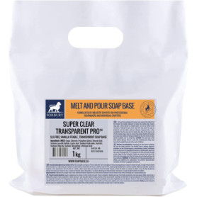 1kg Base de savon de glycérine transparent, Melt and Pour (Fondre et verser), Sans SLS, Clear Transparent Pro Forbury