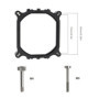OTOTEC Support de Ventilateur Refroidissement CPU Plaque Arrière de Rétention avec Vis Compatible avec Carte Mère Intel 1151 115