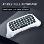 Mcbazel Clavier portable sans fil 2.4G Mini manette pour Xbox Series X/Series S/Xbox One Slim/Xbox One/Xbox One S/Xbox One X Con