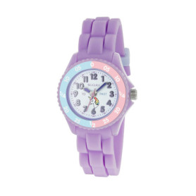 Tikkers Filles Analogique Quartz Montre avec Bracelet en Silicone TK0147