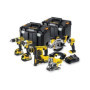 DEWALT pack 6 outils DEWALT dck699m3t 18v xr (3 x 4.0ah) li-ion + tstaks
