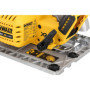 DEWALT - Scie circulaire sans fil XR 18V - avec dispositif de frein électronique - compatible rail de guidage - DCS572NT-XJ