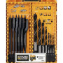 DEWALT Coffret 57 Pieces Forets, Embouts de Vissage et Mèches à Bois Extreme