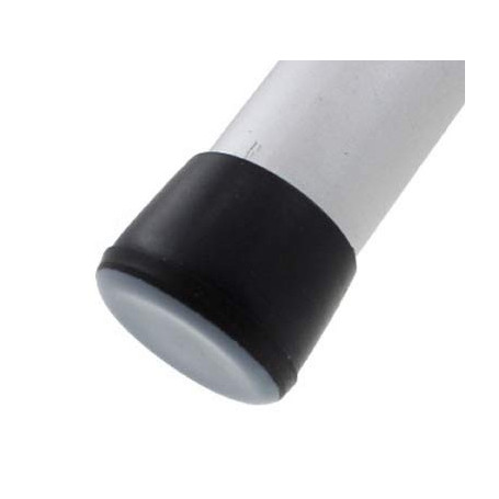16 Pièces - Embouts Viroles en Caoutchouc 20mm avec Patin Glisseur en Téflon PTFE Intégré - pour Tables, Chaises et de Meubles -