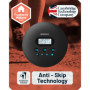 Lecteur CD Portable Bluetooth | Batterie Rechargeable d'une Durée de 12 Heures | Lecteur CD Enfant | AUX Compatible pour Voiture