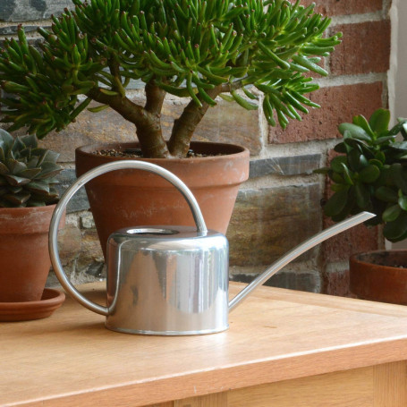 CKB LTD Petit arrosoir d'intérieur de 1.1L en Acier galvanisé avec revêtement en Poudre de Couleur Craie pour Plantes d'intérieu