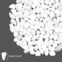 BELLE VOUS Petit Gravier Aquarium - Sac de 3,6 kg de Cailloux Decoratif Naturel pour Vase Plante en Pot - Galet Blanc Jardin Ext