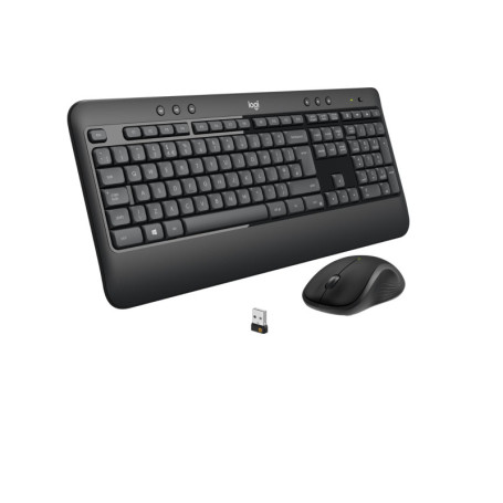 Logitech MK540 Combo Clavier et Souris, Clavier QWERTZ Suisse - Noir