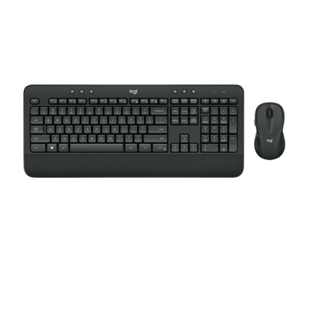 Logitech Ensemble clavier et souris sans fil MK545 ADVANCED, disposition QWERTY US International - Noir