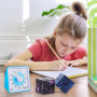 Seka-Planet minuteur visuel Enfant et 2 Cubes Anti-Stress, kit sensoriel avec eBook éducatif, pour Gestion du Temps et régulatio