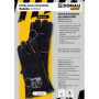DONAU SAFETY Gant de Soudeur en Croûte de Cuir de Vachette pour Soudage MIG - Taille 10 XL, 1 Paire - Gants de Travail de Haute 