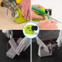 Retoo Aiguiseur Électrique Couteaux Professionnel, Sans Fil, Alimentation 4 Piles AA, Moteur Silencieux, Affûtage Rapide, 13,5 X