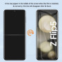 AOKUMA Protections d'écran pour Samsung Galaxy Z Flip 5/Z Flip 6,[2 pièces] Film de Protection en TPU Flexible Compatible avec G