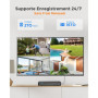 Reolink 5MP Caméra de Surveillance Extérieure, Kit Vidéo Surveillance avec 8CH 2To NVR et Caméra IP PoE Filaire 4X 5MP, Détectio