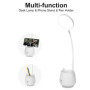 URAQT Lampe de Bureau de Porte-stylo, Tactile Lampe de Bureau à LED Dimmable avec 3 Modes D'éclairage & 24 LED, Protection des Y