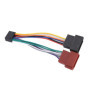 Sound-way Câble Adaptateur Faisceau Adaptateur fiche ISO Radio Compatible avec autoradio JVC/Kenwood 16 Pin 22x10 mm