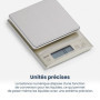 Tanita - KD-321 - Balance de Cuisine Électronique de Précision - Argent