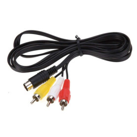 WICAREYO 1.8m Audio Vidéo Câble AV Câble 9Pin à RCA Cordon de connexion pour Genesis 2 3