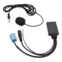 Câble Bluetooth AUX IN, 7 607 897 093, Prise 3,5 Mm ISO 8 Broches Bluetooth5.0 Câble AUX IN Remplacement du Microphone Mains Lib