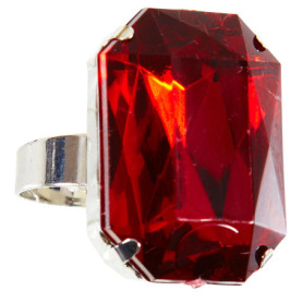 Widmann Bague avec Gemma, rouge pour adultes, taille unique, vd-wdm05853
