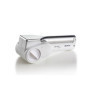 Ariete Gratì Metal 44, Râpe à Fromage Électrique Sans Fil, 2 Rouleaux en Acier Inoxydable Inclus, 1 Kg de Fromage avec Une Recha