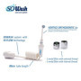Jet dentaire SOWASH ORTHODONTIC, Se connecte au robinet, Hydropulseur Dentaire Sans Piles ni électricité, Tête Orthodontic Tripl