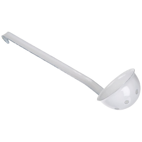 Ibili 911850 Louche à Olives, Acier, Blanc, 10.0 x 10.0 x 10.0 cm
