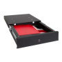 Arregui Box-in 22000-S1 Coffre-Fort tiroir Invisible, à Cacher dans Une plinthe, 9,8 x 41 x 45 cm, 12 L Noir